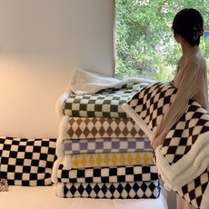 체크보드이불