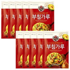 SHMALL CJ 백설 부침가루 1kg 마지막 한입까지 바삭함을 살린 부침가루, 10개