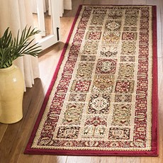 Lyndhurst Collection LNH217B Traditional Multi and Red Runner (23 x (23" x 8 Multicolored／Red), 23" x 8, Multicolored／Red