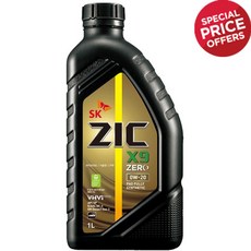 지크 x9 제로 0w20 1L 가솔린 하이브리드 LPG 겸용 100% 합성 엔진오일, 4개