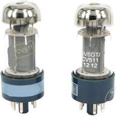 파워 앰프에 적합한 6V6GT/CV511/6P6P 진공관 정밀 매칭을 대체하는 6V6GT 튜브(2개), 2 pcs