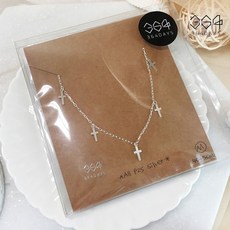 미니십자가목걸이