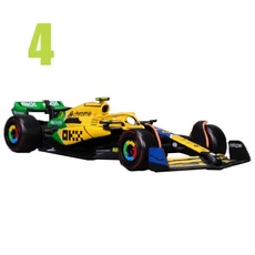 새로운 2024 F1 Bburago 1:43 Mclaren Mcl38 마이애미 Gp 모나코 Amg W15 합금 미니어처 다이캐스트 모델, 12 Mcl38-4 Monaco GP