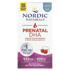 [인포비타]Nordic Naturals(노르딕네츄럴즈) Prenatal DHA Strawberry, 90정, 2개