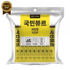 국민쮸르 치킨맛 쮸르 15g x 100개 고양이 간식 츄르 추르오늘출발, 연어맛