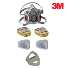 3M 방독마스크 세트 6200+6003K+5N1+501, 1세트 1세트
