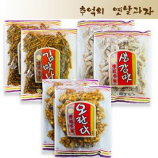 예이니식품 태광 김맛나+생강맛+오란다 스낵 인기3종 각2개씩 세트(총6개x150g), 1세트