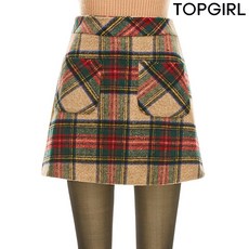 [TOPGIRL] A라인 포켓 체크 스커트_TIZASK923F