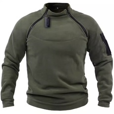 미군고어텍스 511택티컬 군용품 US SWAT Mens Tactical Outdoor Polar Fleece Jacket Hunng Cthes Wm Zipper Pullov Man