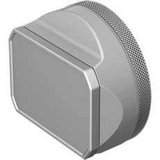 YC 양파 렌즈 후드 그늘막 후지필름용 X100V X100VI 23mm 어댑터 링 인 알루미늄 합금 실버, 1개
