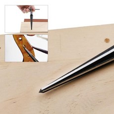 핀 헬드 테이퍼 리밍 챔퍼 코어 브리지 516mm313mm T 리머 절단 6 홀 핸드 도구 드릴 플루트 목공 핸들 비트, 1)A 313 Round shank