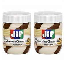 Jif 지프 초콜릿 치즈케이크 헤이즐넛 스프레드 잼 368g 2개