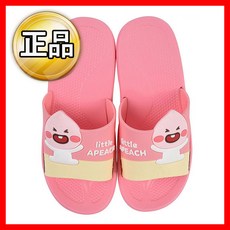 [정품] 어피치 아동 욕실화E 화 유아 어린이 집 유치원 남아 여아 주니어 키즈 아기 캐릭터 미끄럼방지 신발 욕실 용품 화장실 실내 거실 목욕 사무실 슬리퍼 여름 샌들 남자 남성 여자 여성 거실화 주방 청소 실내화 조리화 스리퍼 주방화 eva 고무 삼선 조리, 1개