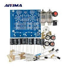 305627 / Aiyima 튜브 앰프 오디오 보드 amplificador 프리 앰프 오디오 믹서 6j1 밸브 프리 앰프 담즙 버퍼 diy 키트, 단일상품