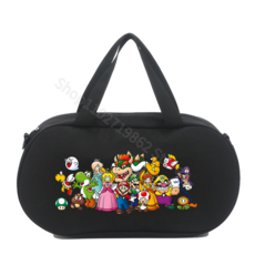 슈퍼 마리오 파티 잼버리 로젤리나 와르르 헤이호 와리오 대형 애착 인형 키링 굿즈 브라더스 핸드백 게임 만화 캐릭터 그래픽 인쇄 대용량 방수 휴대용 더플 백 옵션 2 가지 크기