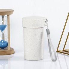 고용량형 대용량 스포츠 물컵 야외 레저 휴대용, 301-400ml, 흰색, 1개