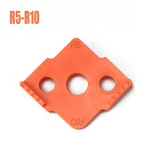 41pcs 빠른 로케이터 목공 라우터 코너 반경 템플릿 지그 r5 r40 목공 트리밍 기계 나무 라우터 테이블 검토, r5 r1, 1개