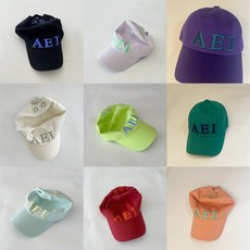 아에이오우 Aeiou Logo Lettering Cap 10 Colors