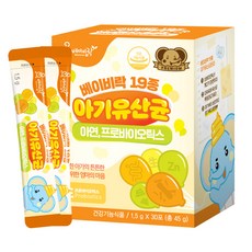 베이비락 19종 아기유산균 (30포) 아연 프로바이오틱스 온가족 유산균 N, 45g, 1개
