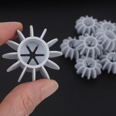 순환 세탁볼 방지 톱니형 세탁기 옷 변형 물 미니 10p, 1개, 그레이2