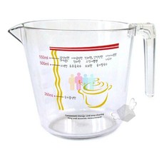 상세설명참조 라면물 맞추기 계량컵 550ml 라면 종류별 눈금표시, 투명
