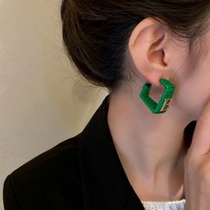 녹색귀걸이