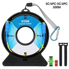 SC UPC-SC UPC OTDR 런치 케이블 단일 모드 OTDR 테스트 연장 코드 OTDR 데드 존 제거기 섬유 링 150m ~ 2km 옵션, 01 Black
