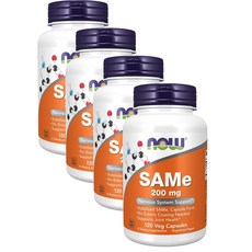 나우푸드 SAMe 샘이 200mg NOW, 4개, 120정