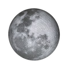 청년토이 DIY 지구 달 직소퍼즐1000피스, 색상:달