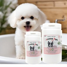 강아지 입욕제 탄산 스파 곰팡이 습진 발사탕 각질 아토피 탈모 약욕, 200g (3kg이하 추천), 라벤더#릴렉스／편안함, 1개