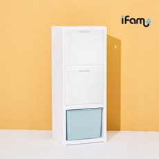 아이팜 마이픽 모듈형 정리함 도어형 싱글 장난감정리함, 5.핑크그레이+그레이