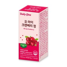 오 마이 크랜베리 정 요로건강 500mg X 90정 1통, 1개
