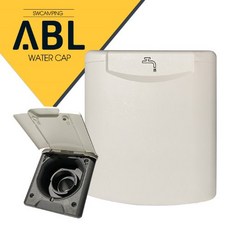 ABL 워터 캡 케이스(외부 청수 주입구)-화이트 캠핑카 카라반 모터홈 RV 차박용 캠핑트레일러, 1개