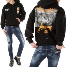 오프화이트후드집업