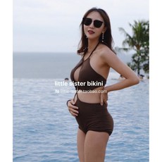 임산부 비치웨어 수영복 스파 비키니스타일