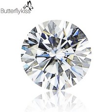 142298 Butterflykiss 모이사나이트 루즈 스톤 가장 저렴한 D VVS1 화이트 블랙 그린 블루 라운드 컷 GRA 모이사니타 랩 그로운 다이아몬드 05/1CT