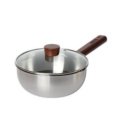 퀸센스 안심 퉁3중 스텐316 편수냄비 20cm 인덕션 밀크 소스 이유식 라면냄비, 1개