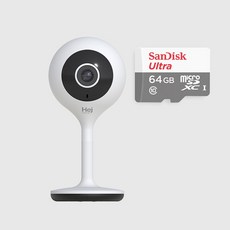 헤이홈 홈카메라 CCTV 고정형 64G 실내용, GKW-IC054A+64GSD, 1개