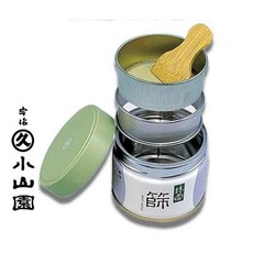 코야마엔 소산원 말차 체캔 세트 (말차캔 + 전용체반), 1개