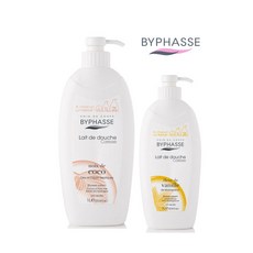 바이빠세 카레스 샤워 크림 1Lx2개 4종 Byphasse, milk protein 02028-92956