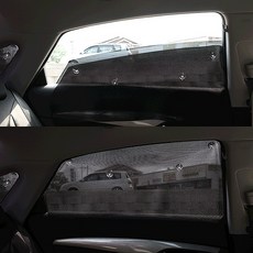 투팩 캡티바 매쉬 차량용 햇빛가리개 윈도우썬블럭 메쉬 카커튼 1열 2열 맞춤제작, 싼타페TM (18~)