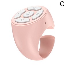 블루투스 리모컨 스크롤링 손가락 틱톡 원격 휴대폰 비디오 셀카봉 카메라 컨트롤러, Pink, 1개