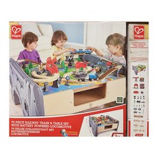 HAPE 하페 원목 기차놀이 테이블 세트