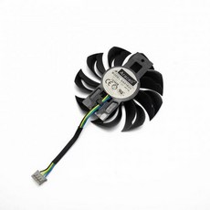 [해외] 75MM GA81B2UPFTA POWERCOLOR 용 12 V 0.38A 팬 RED DRAGON RADEON RX 560 16CU 2 GB GDDR5 OC RX560 그래, 1PCS