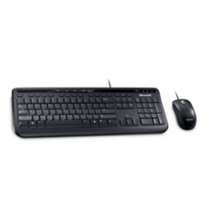 마이크로소프트 Wired Desktop 600 키보드 + 마우스, 0-Microsoft 유선 데스크톱600, 블랙, 일반형