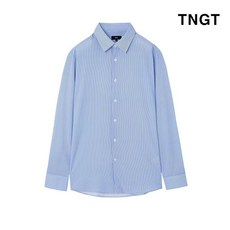 TNGT 남성용 레귤러카라 non iron 스트라이프 드레스셔츠 TGSH0F454B2