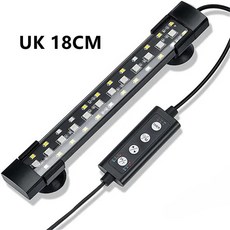 해수조명 수족관 어항조명 Fullgain 조명 24/7 방수 풀 스펙트럼 아쿠아 램프 담수 WRGB LED 어항 조명 식물 성장, 99