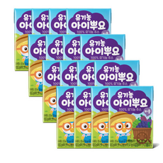 팔도 유기농 아이뿌요 퍼플 120ml x 16개