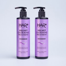 헤어플러스 염색모 보색 컬러 본드 트리트먼트 300mlX2개 염색 손상 모발용 300ml 143110, 2개, 300ml
