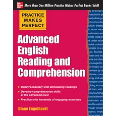 (영문도서) Practice Makes Perfect Advanced English Reading and Comprehension Paperback, McGraw-Hill Companies, 9780071798860